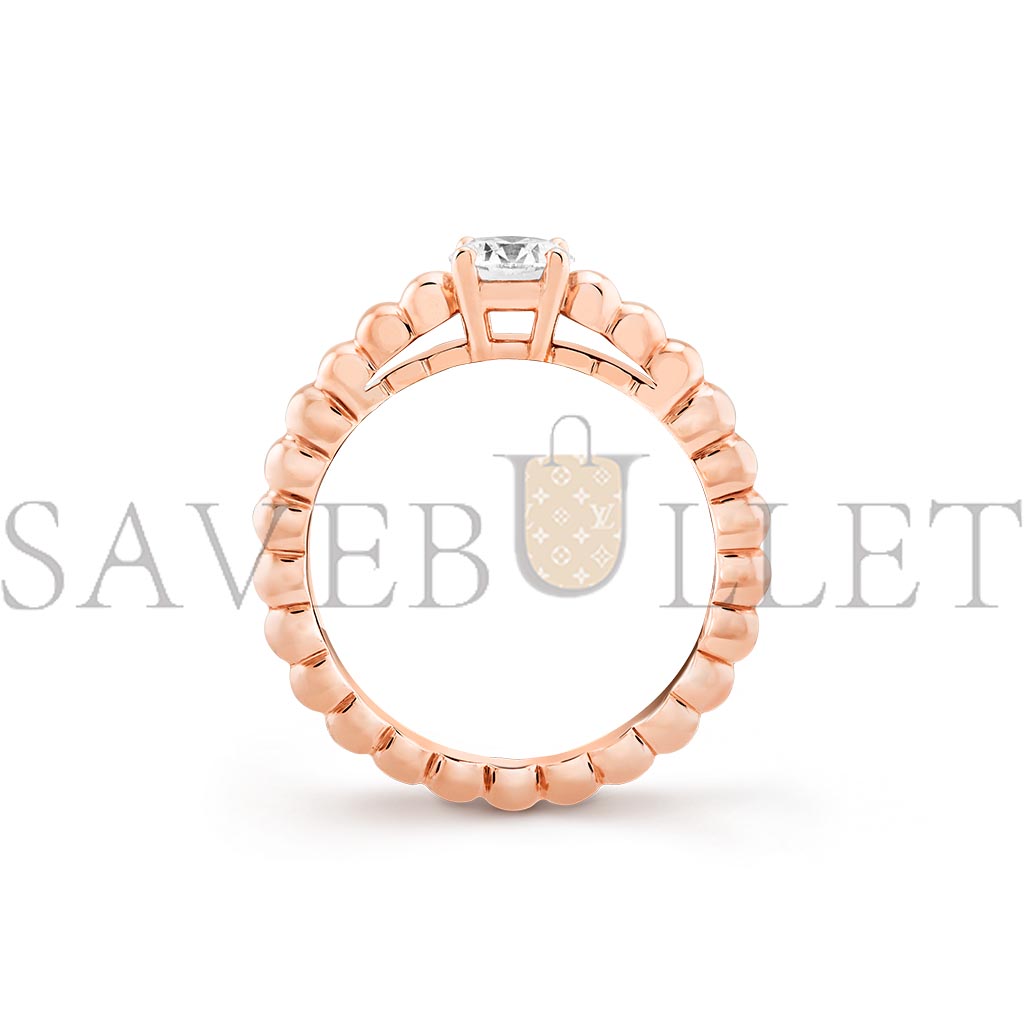 VAN CLEEF ARPELS PERLÉE SOLITAIRE 0.50 CT EVVS1 - ROSE GOLD  VCARO1VJ00